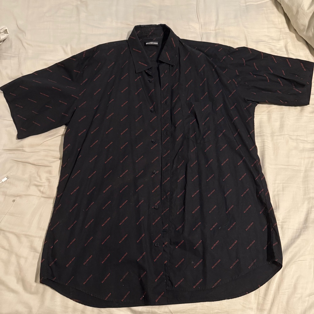 Balenciaga Oversized Button Down Shirt